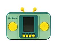 TAQY Console di Gioco Creatività Brick Portatile Retrò 26 Giochi a Blocchi Livello/velocità Regolabile Bottoni in Morbido Silicone Battaglia Corse Regali per Bambini Giocattoli Elettronici (Green)