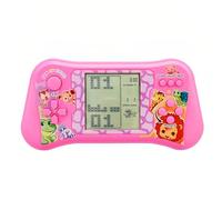 TAQY Console di gioco Joystick Block 999 in 1 partite Gioco dei mattoni Retrò Console di tascabile Ricordi degli anni 70/80/90 giocattoli Dispositivo di gioco portatile Regali per bambini (Pink)