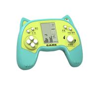 TAQY Mini Cube Console di Gioco Carino Stile Gatto 2574 Giochi di mattoni Guerra del carro armato/Racing Macchina di gioco elettronica del bambino Dispositivo di gioco Blocco palmare Retro giocattoli