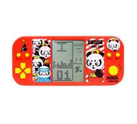 TAQY Panda Cartone Animato Console di Gioco Cubo Retrò 26 Giochi di Mattoni 2574 Livelli Velocità/Difficoltà Regolabile Gioco Elettronico Portatile per Bambini Regali di Giocattoli Puzzle (HRed)