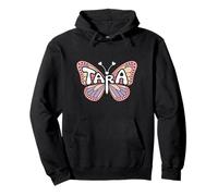 Tara Butterfly - Personalizzato Carino Nome Word Art Felpa con Cappuccio