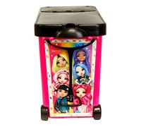 Tara Toys MGA Rainbow - Custodia per bambole con ruote alte, un rifugio alla moda per mantenere le bambole ordinate ed eleganti, organizzate per bambini dai 3 anni in su, eleva il divertimento e