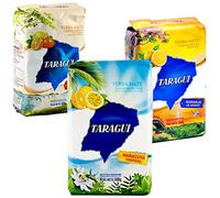 Taragui Yerba Mate Tè Set 1.5kg: Citricos del Litoral 500g + Maracuya Tropical 500g + Arancione 500g | Set Mate Argentino | Bevanda disintossicante ed energetica