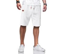 TARAINYA Pantaloncini Lino Uomo Bermuda Uomo in Morbido Cotone e Lino con Cordino Regolabile e Tasche Bianco 3XL