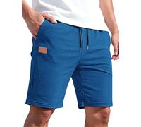 TARAINYA Pantaloncini Waffle Uomo Cotone Estivi Corti Uomo con Coulisse