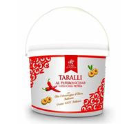 SECCHIELLO TARALLI FIORE DI PUGLIA AL PEPERONCINO 3kg HORECA BAR APERITIVO FORNO