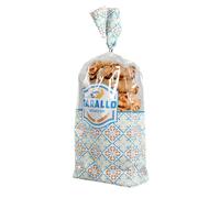 Taralli Sugna e Pepe Napoletani Extra Mandorlati, Snack Tradizionale Italiano, 400g In Confezione Singola che richiama lo stile affascinante della costiera amalfitana