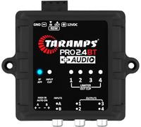 Taramps PRO 2.4BT + Audio DSP Bluetooth Audio Processore Audio per Car Audio | DSP Bluetooth con streaming musicale, controllo Android e iOS, ingressi RCA e di alto livello per sistemi di fabbrica o