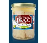 TARANTELLO DI TONNO DRAGO IN OLIO DI OLIVA 6 BOCCE IN VETRO DA GR 200 CONSERVE