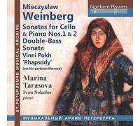 Tarasova,Marina Mieczyslaw Weinberg: Sonatas for Cello & Piano Nos. 1 & 2; (CD)