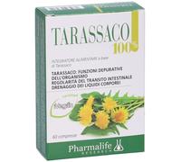 Tarassaco 100% Pharmalife 60 Compresse - Integratore per Drenaggio e Funzioni Depurative