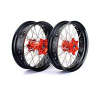 Tarazon - Cerchioni per ruota per supermoto, set cerchi 3,5 x 17" ruota anteriore + 5,0 x 17" ruota posteriore per KTM SXF SX EXC SXS 125-530 03-14