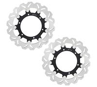 TARAZON Coppia di dischi freno anteriori 300 mm per Yamaha YZF-R1 98-03 YZF-R6 99-02 FZS 1000 Fazer 01-05 FJR XJR 1300 SP FZS 1000 Fazer