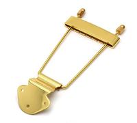 Tarchiglio Del Trapezio Per Chitarra Elettrica A 6 Corde 50.0 M/M Stringa A Passo Cromato Oro Nero ponte chitarra(Gold)
