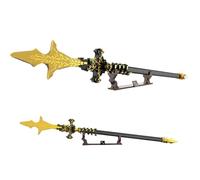 Tarcury Giochi di Costruzione Modello Coltello a Tre Punte, Set 904 Pezzi Spada Anime Katana Blocchi da Costruzione, Arma Yang Jian Cosplay Collezione Regalo per Adulti e Adolescenti