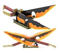 Tarcury Kit di Costruzione per la Spada a Doppia Lama Uzui Tengen Anime Katana, 208 cm, 1478 Pezzi, Adatto per Adulti e Bambini dai 8 Anni in su