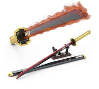Tarcury Kit di Costruzione Samurai Katana - Modello di Spada Anime Tsugikuni Yoriichi, 656 Pezzi, Lungo 98.8 cm con Fodero e Supporto - Giocattolo Cosplay per Bambini e Adulti