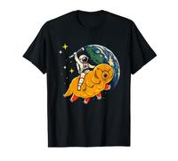 Tardigrade Astronauta Water Bear Scienza Spaziale Nerd Maglietta con Stampa Grafica Economica
