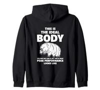 Tardigrade Sarcasm Body Peak Performance Umorismo Natura Divertente Felpa con Cappuccio