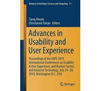 Tareq Ahram Advances in Usability and User Experience (Tascabile)