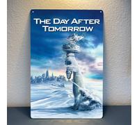 Targa 20x30 cm poster in metallo film The Day After Tomorrow