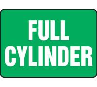 Targa adesiva in vinile con scritta"Full Cilinder", 25,4 x 35,6 cm
