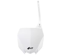 Spedizione Gratuita Porta-Numeri Anteriore UFO Bianco Yamaha YZ450F Per Moto