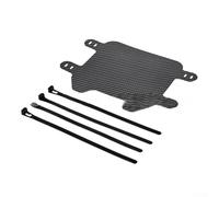 Targa anteriore in fibra di carbonio compatibile con Sur Ron X S, include fascette di ricambio leggere