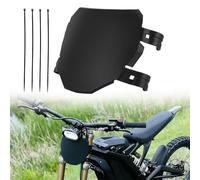 Targa anteriore per motocicletta, targa anteriore universale per surron Light Bee X/L1e Talaria MX4 Q20 M20 Super 73 Pro SS SX CRF YZ YZF E-bike Motocross Dirt Pit Bike, colore: nero
