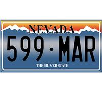 Targa automobilistica USA - replica in metallo 30x15 cm: Nevada (C32)