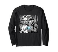 Targa con mano Bigfoot Sasquatch Alien Lovefest Love Maglia a Manica