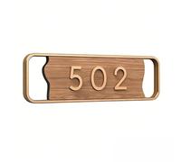 Targa con numero civico in acrilico, autoadesiva, multicolore, di varie dimensioni(E,33x10cm)