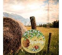 Targa Da Muro Primaverile Decorazioni Primavera Casa Cartello Della Porta