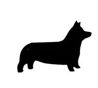 Targa Da Parete A Forma Di Corgi Pembrokeshire In Nero