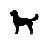 Targa Da Parete A Forma Di Labradoodle Arte Da Parete In Nero