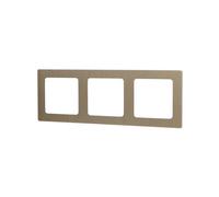 Targa da parete in alluminio tedesco/francese a 3 chiavi, oro