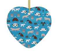 Targa da parete in ceramica con scritta "Dog Show", da appendere, ideale come regalo per amici, regalo di Natale