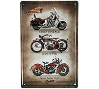Targa da parete in metallo non indiano, con scritta in lingua inglese Not Indian Motorcycle Wall Sign in Tin Warning Hanging Signs Vintage Art Poster pittura celebrità cortile giardino porta bar