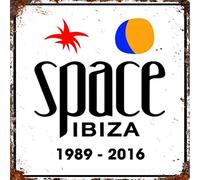 Targa da parete in metallo vintage con scritta "Pub Shed Bar Man Cave Home Bedroom Office Kitchen Gift Metal Sign - Space Nightclub Music Bossa Ibiza Inspired