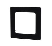 Targa da parete in plastica, 1 chiave, colore nero, ideale per impianti elettrici e decorativi in casa e ufficio.