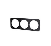 Targa da parete in vetro nero con 3 chiavi. Aggiunge un tocco moderno ed elegante a qualsiasi stanza. Funzionalità e stile in un unico prodotto.