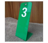 Targa da tavolo in acrilico con clip multicolore 1-10 1-20 1-30 6x16 cm(Green,1-10)