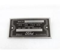 Targa Dati Per Auto Vintage Adatta A Ford Anni 1950 #V252-7 @VD