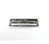 Targa Dati Vintage Per Ford Universale #V286-8