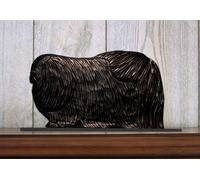 Targa Decorativa Da Parete Pekingese Nera
