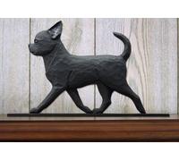 Targa Decorativa Da Parete Per Chihuahua Nera