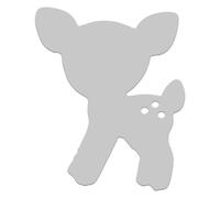 Targa decorativa legno Cervo Arredo Camera Bambini Insegna Cameretta Vari Colori