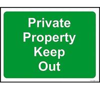 Targa di avvertimento con cartello stradale, decorazione da parete, proprietà privata, cartello con scritta in inglese "Keep Out", decorazione per cortile, ufficio, cartello di sicurezza in alluminio