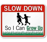 Targa di avvertimento con scritta "So I Can Grow Up for Fleet Vehicles and other company Vehicles", cartello per ufficio, 20,3 x 30,5 cm