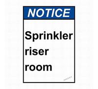 targa di avvertimento decorazione della parete avviso sprinkler ascensore sicurezza strada strada cautela metallo latta segno ufficio segno di sicurezza esterna e